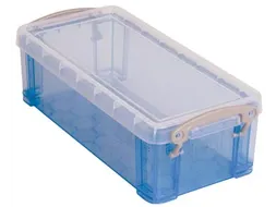 Opbergdoos 0,9 Liter Transparant Blauw