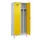 locker voor scheiding van kleding,HxBxD 1950x800x500mm,2vak