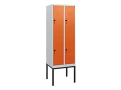 dubbeldekse locker,HxBxD 1950x600x500mm,2x2vak.,vak B 300mm