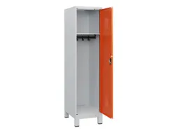 schoollocker,HxBxD 1630x400x500mm,1vak,vak B 400mm,cil.-slot,voeten