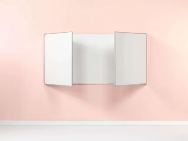 Smit Visual Vijfvlaksbord 90x240cm Emaille Wit RC-10