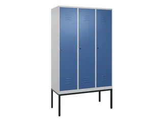 locker voor scheiding van kleding,HxBxD 2120x1200x500mm,3vak - 1