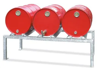 Vatenbok Staal 1230x650x350mm Voor 3x60l Vatensteun Hoekprofiel - 1