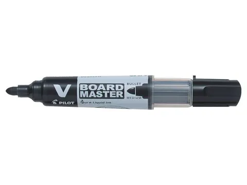 Whiteboardmarker Pilot V-Board Master Begreen Rond Medium Punt Zwart