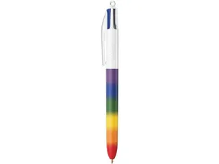 4-Kleuren balpen Bic regenboog medium assorti - 2