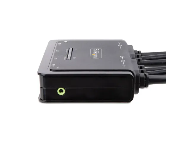 2-Port Dual-Monitor DisplayPort KVM Switch 4K 60Hz