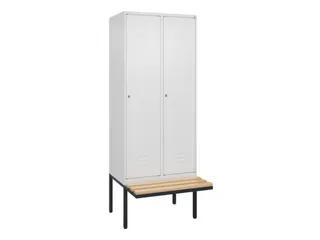 locker voor scheiding van kleding,HxBxD 2120x800x815mm,2vak - 1