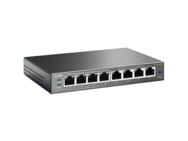 8-Poorts Gigabit PoE Easy Smart Switch 0/100/1000Mbps