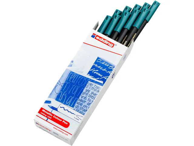 Fineliner edding 1200 metallic groen 1.0mm