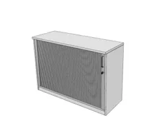 jaloeziedeurkast,HxBxD 825x1200x445mm,1xhouten vloer,2 OH,Bl-wit