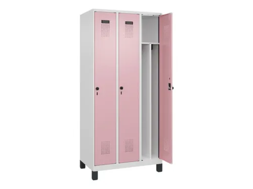 locker voor scheiding van kleding,HxBxD 1950x900x500mm,3vak
