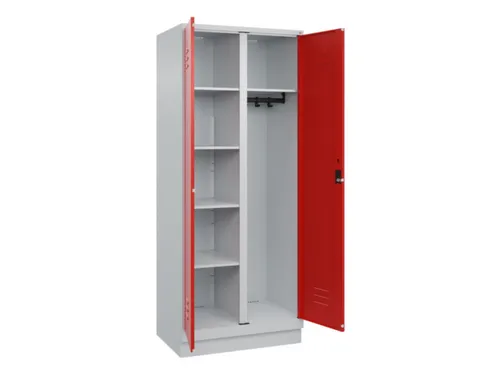 wasgoedverdeelkast,HxBxD 1950x800x500mm,vak B 400mm,cilinderslot