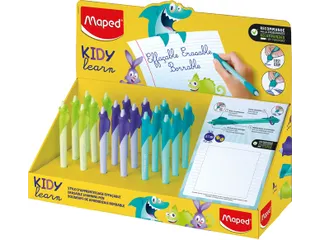 Oefenpen Maped Kidy Learn Magic uitwisbaar display à 18 stuks assorti - 4
