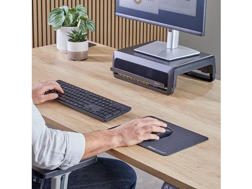 Muismat Fellowes Breyta XL zwart 21x28cm