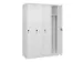 locker voor scheiding van kleding,HxBxD 1850x1200x500mm,4vak
