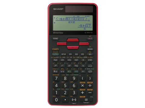 Calculator Sharp-ELW531TGBRD rood wetenschappelijk