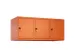 opzetkast,v. locker,3vak.,vak B 400mm,HxBxD 500x1200x500mm