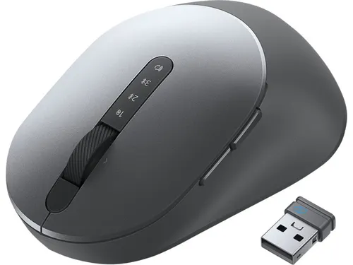 Ms5320W Multi Device muis draadloos grijs MS5320W-GY 5 knoppen rechts