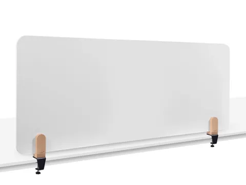 Bureauscherm Elements whiteboard 60x160cm klemmen
