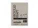 Carte de correspondance Papicolor double 105x148mm kraft gris 6 pièce