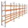 palletstelling,basis+4xaanbouw,HxBxD 4620x14100x1100mm,vakl. 3000kg