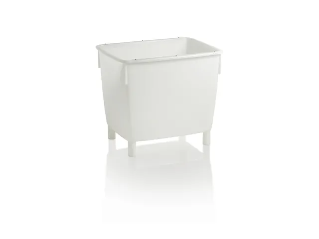 Hoekige Opslagbak Onderrijdbaar Hxbxd 830x945x725mm 400 Liter Wit