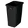 afvalverzamelaar,60l,HxBxD 580x320x460mm,romp PP zwart,gesloten