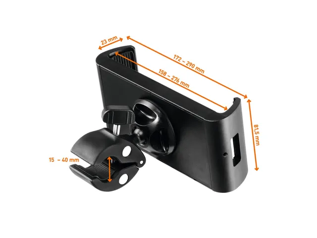 894601 DURABLE Tablethouder voor rekken/planken 1kg zwart