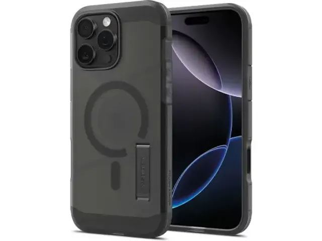 Spigen Case ACS09070 iPhone 16 Pro Max Tough Armor T MagFit Frost zwar