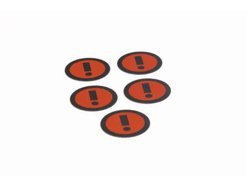 Impressiemagneetfolie Info Rood Ø50mm x 0,85mm