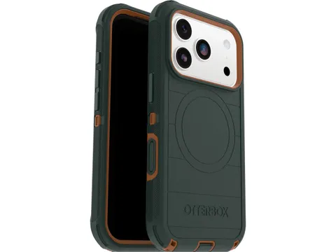 OtterBox Defender Pro MagSafe iPhone 17 Pro hoesje groen