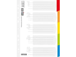 tabbladen A4 karton en PP 11-gaats 5 tabs