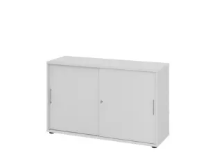 schuifdeurkast,HxBxD 748x1200x400mm,1xhouten vloer,2ordnerhoogte - 1