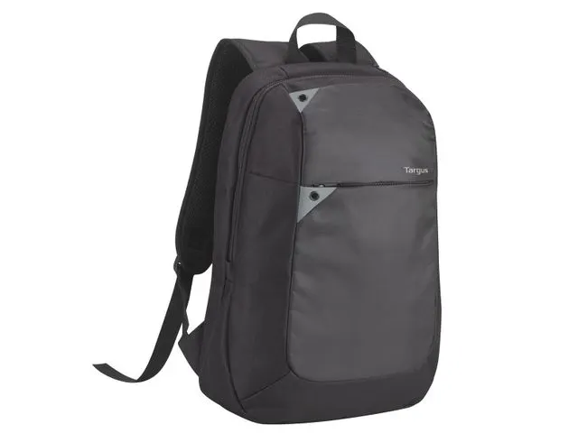 Laptoptas 15.6 Inch Intellect Laptop Backpack Zwart Grijs