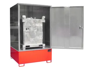 Depot V. Gevaarlijke Stoffen 1475x1490x2465mm V. Ktc/ibc 1x1000l - 1