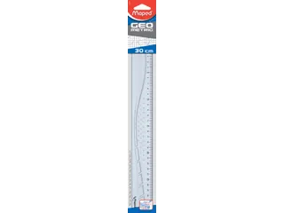Liniaal Maped Geometric 30cm transparant - 1