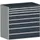 Ladekast 1200x1300x750mm 8laden 75kg Kleur RAL7016 Antraciet