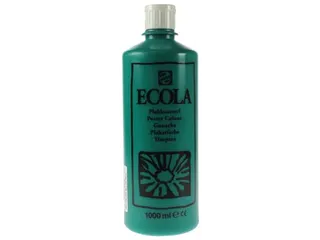 Plakkaatverf Ecola Flacon van 1000 ml Donkergroen - 1