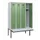 locker met bank,HxBxD 1950x1200x815mm,4vak,vak B 300mm,cilinderslot