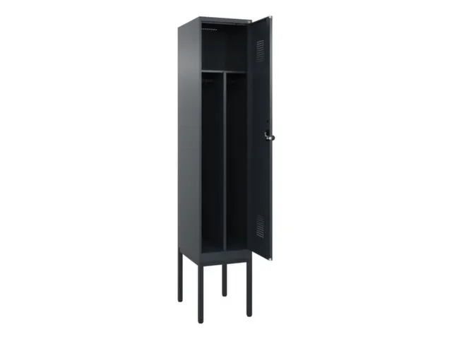 locker voor scheiding van kleding,HxBxD 2120x400x500mm,1vak