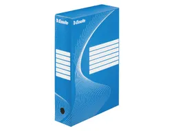 Archiefdoos Esselte Boxycolor 80mm 352x250mm blauw