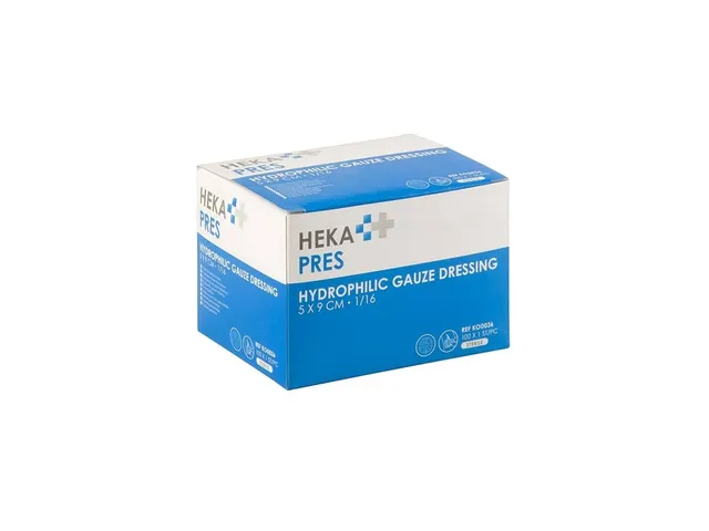 Kompres Hekapres hydrofiel 5x8.5cm steriel