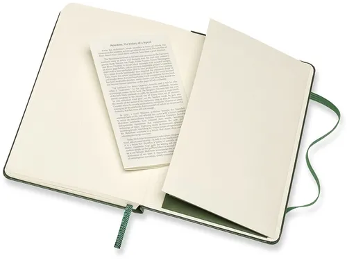 Notitieboek Moleskine pocket 90x140mm lijn hard cover myrtle green
