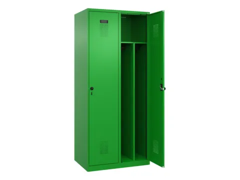 locker voor scheiding van kleding,HxBxD 1850x800x500mm,2vak