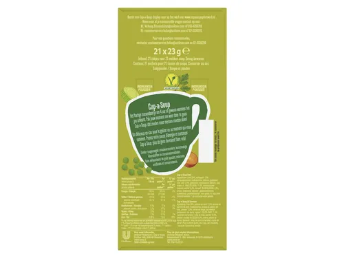Cup-A-Soup Erwt Soep 175ml 21 Pakjes