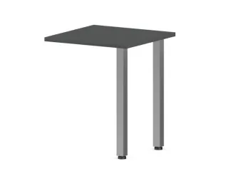 aanbouwtafel,i.h.v.,HxBxD 720-840x600x600mm,MS-donkergrijs - 1