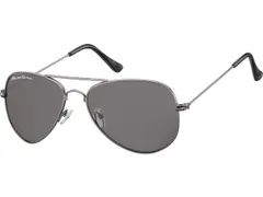 Zonnebril Montana met smoke glas staalkleurig