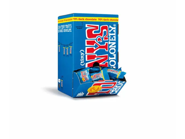 Chocolade Tiny Tony's Chocolonely 100 stuks puur