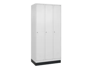 locker voor scheiding van kleding,HxBxD 1950x900x500mm,3vak - 1