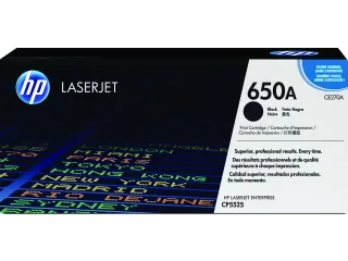 HP CE270A 650A Toner Zwart Originele Tonercartridge - 1